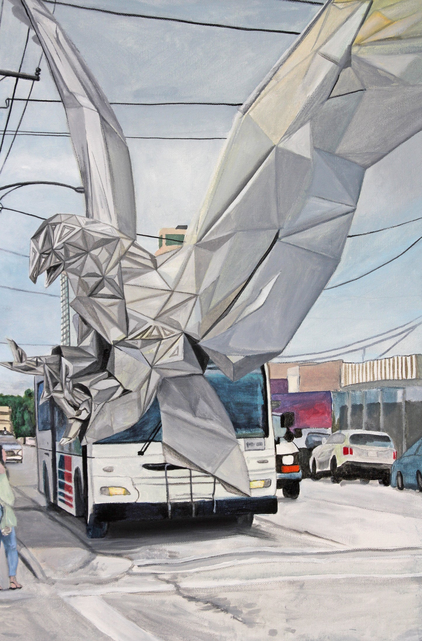 Eagle Over Montrose - Giclee