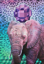 Load image into Gallery viewer, Iteration 86: Elephant /Salvation of Pain Canvas