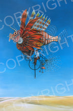 Load image into Gallery viewer, Lionfish Bicycle Ride - Giclee