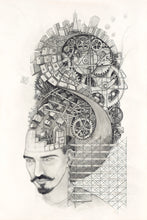 Load image into Gallery viewer, Mobius Strip Mind Drawing