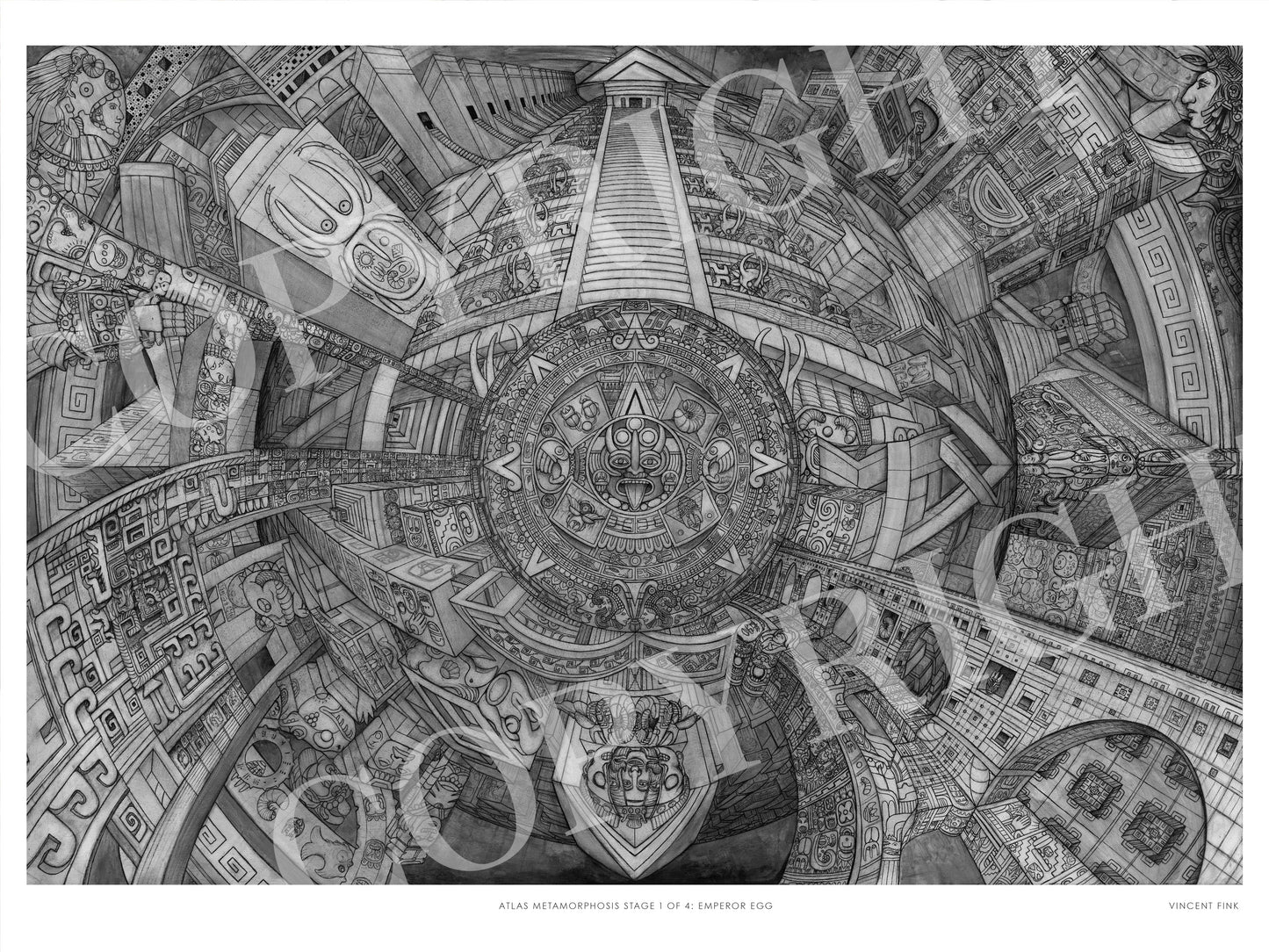 Atlas Metamorphosis Stage 1 of 4: Emperor Egg Poster