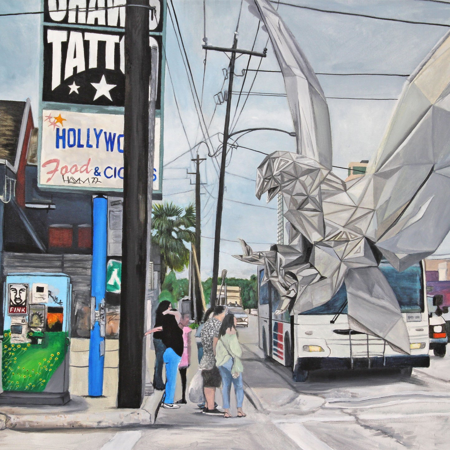 Eagle Over Montrose - Giclee
