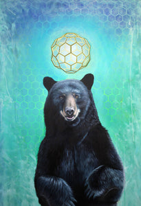 Iteration 85: Bear /The Pursuit of Happiness Canvas