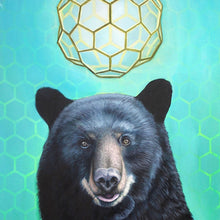 Load image into Gallery viewer, Iteration 85: Bear /The Pursuit of Happiness Canvas
