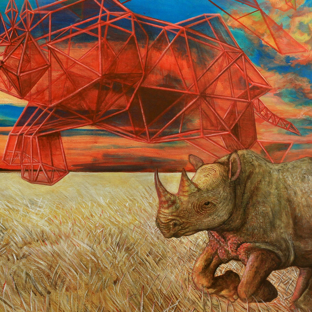 Iteration 14: Rhinoceros Canvas