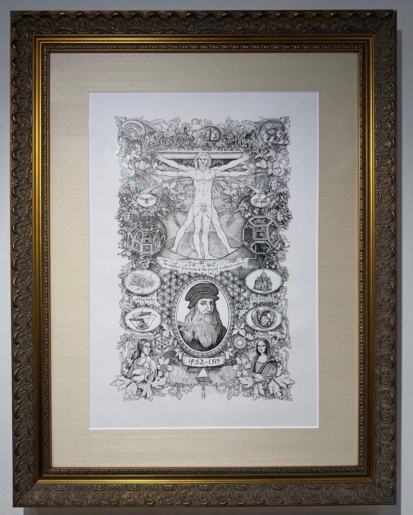 Leonardo DaVinci Ink