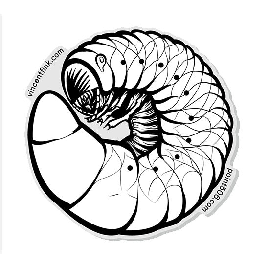 Worm Acrylic Magnet