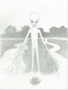 alien drawing