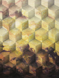 Iteration 72: Marble Hexagonal Sky