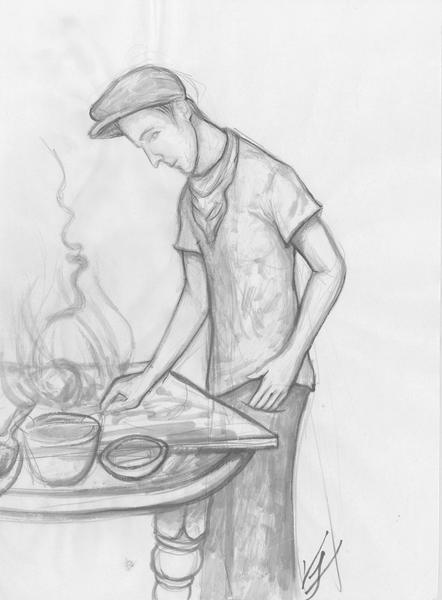 Gian - Artist at Work