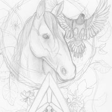 Load image into Gallery viewer, Horse drawing
