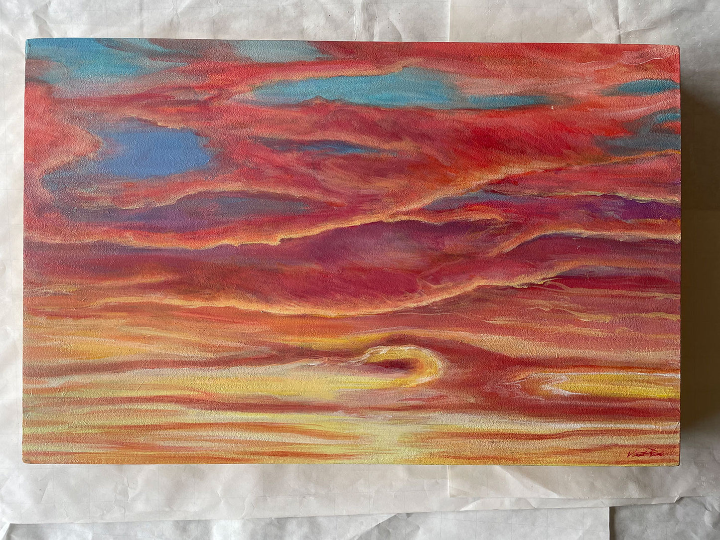 Sky Peach & Blush