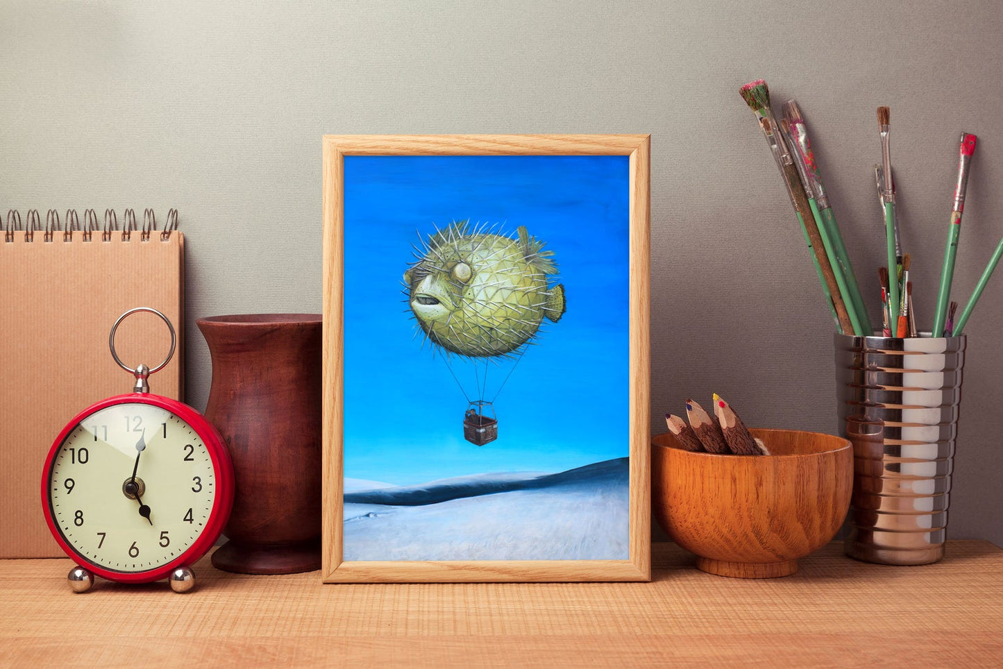 Iteration 48: Pufferfish Hot Air Balloon Ride over White Sands